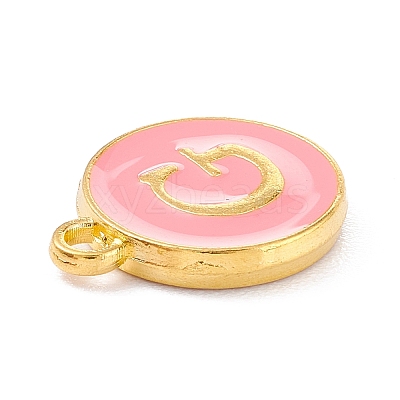 Golden Plated Alloy Enamel Charms LS-ENAM-Q437-14G-1