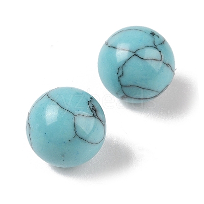 Synthetic Turquoise No Hole Sphere Beads G-K353-04A-12-1