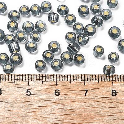 FGB 6/0 Grade A Round Glass Seed Beads SEED-Q007-4mm-F56-1