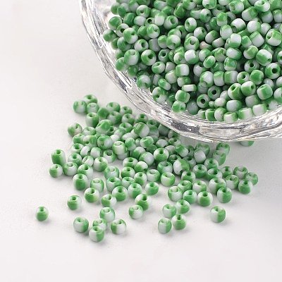 12/0 Opaque Colours Seep Glass Beads SEED-M008-C49-1