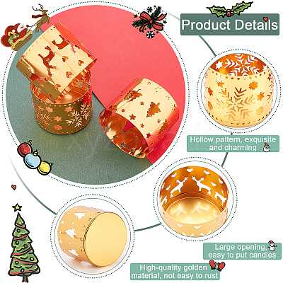 3Pcs 3 Style Iron Candle Holder DIY-PH0003-34-1