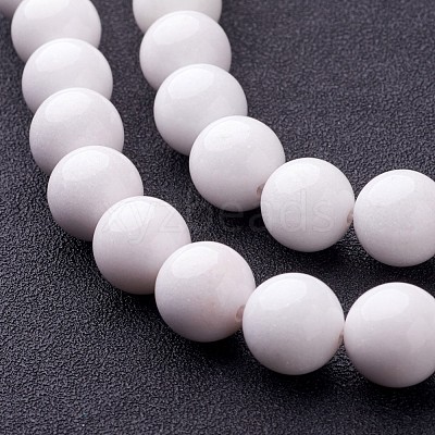 Natural Mashan Jade Round Beads Strands X-G-D263-12mm-XS01-1