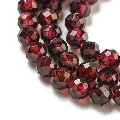 Natural Garnet Beads Strands LS-G-I341-09C-1