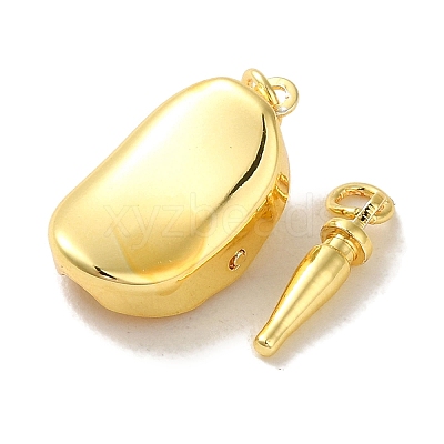 Rack Plating Brass Box Clasps KK-M285-05C-G-1