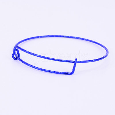 Adjustable Iron Bangle Making BJEW-TAC0004-02H-1