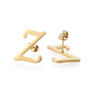 304 Stainless Steel Pendants and Stud Earrings Jewelry Sets SJEW-P100-24G-1