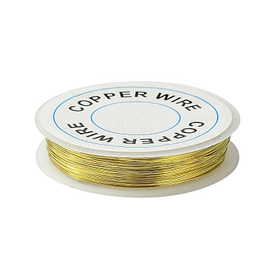 Round Copper Jewelry Wire X-CWIR-CW0.4mm-07-1