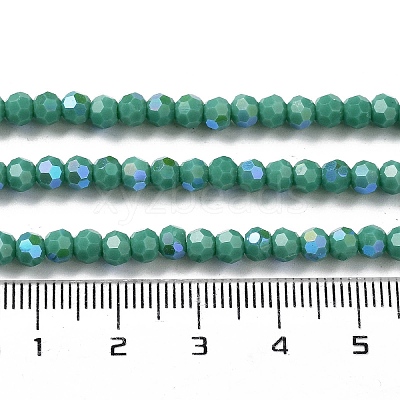 Opaque Glass Beads Strands EGLA-A035-P4mm-L13-1