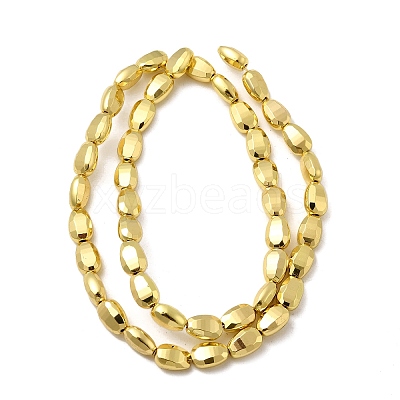 Electroplate Glass Beads Strands EGLA-F166-12G-1