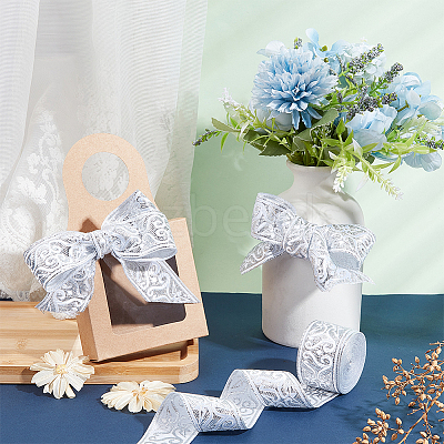 Ethnic Embroidery Polyester Flat Ribbons OCOR-WH0060-37B-1