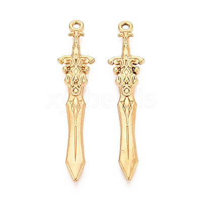 304 Stainless Steel Pendants STAS-N114-59G-1