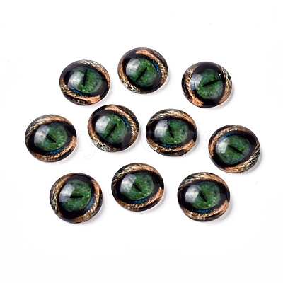 Glass Cabochons GLAA-WH0015-22F-05-1