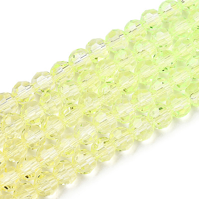 Transparent Glass Beads Strands GLAA-E036-07Z-03-1