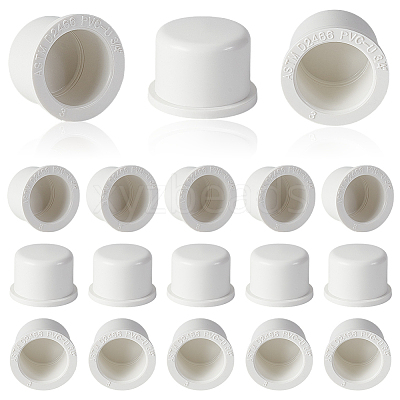 Plastic Pipe End Cap Plug FIND-WH0148-224B-1
