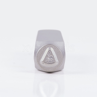 Iron Metal Stamps AJEW-BC0005-56I-1