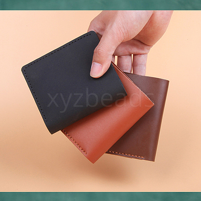 DIY Leather Men's Wallet Making Kits DIY-WH0349-228B-1