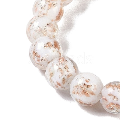 Handmade Gold Sand Lampwork Beads LAMP-Z009-01D-1
