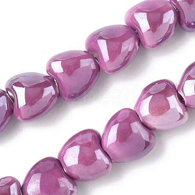 Handmade Porcelain Beads Strands PORC-Z002-02B-1