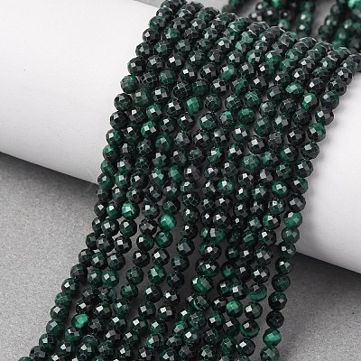 Natural Malachite Beads Strands G-D306-A02-4MM-A01-1