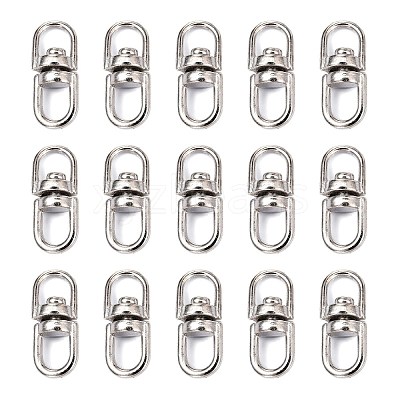 Alloy Double Eye Swivel Clasps LS-PALLOY-E385-14P-1