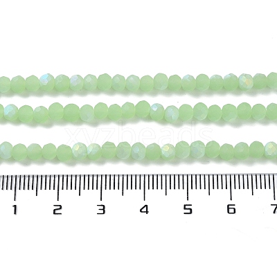 Imitation Jade Glass Beads Strands X1-EGLA-A034-J4mm-MB01-1