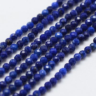 Natural Lapis Lazuli Bead Strands X-G-G663-48-4mm-1