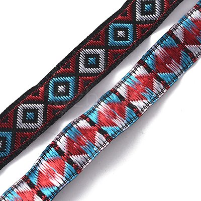 Ethnic Style Polyester Ribbon OCOR-WH0067-56H-1