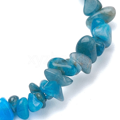 Natural Apatite Beads Kids Bracelets BJEW-JB10611-04-1