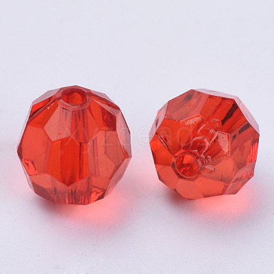 Transparent Acrylic Beads TACR-Q257-6mm-V12-1