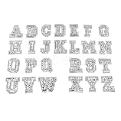 26Pcs Polyester Clothing Patches DIY-XCP0003-36-1