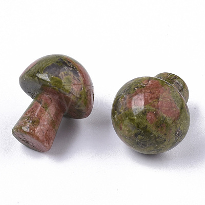Natural Unakite GuaSha Stone G-N0325-02L-1