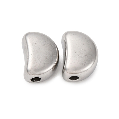 304 Stainless Steel Beads STAS-C128-02B-P-1