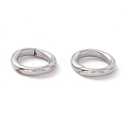 Non-Tarnish 304 Stainless Steel Open Jump Rings STAS-C040-01H-P-1