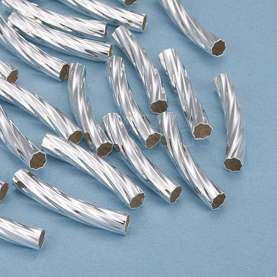Brass Tube Beads KK-Y003-82B-S-1
