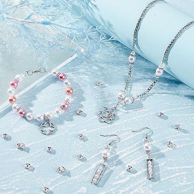 Rhinestone Spacer Beads X-RSB071NF-01S-1