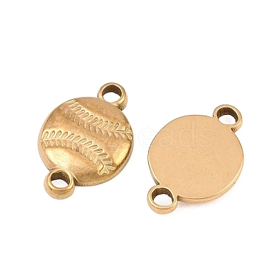 304 Stainless Steel Sports Ball Links Connector Charms STAS-Z203-10G-02-1