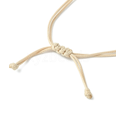 Porcelain Beads Braided Bead Bracelets BJEW-JB11421-1