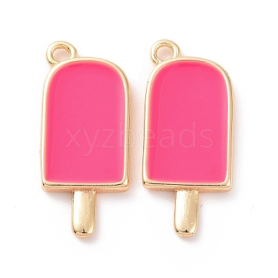 Brass Enamel Pendants KK-A168-16-04G-1