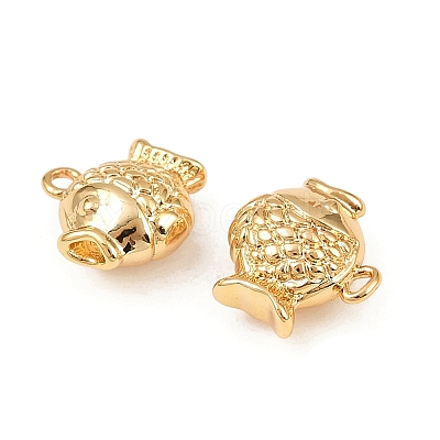 Ocean Theme Brass Charms KK-F902-07K-G-1