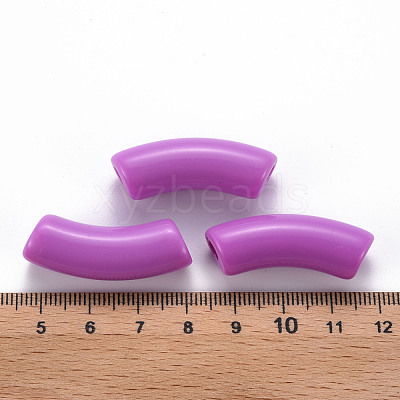 Opaque Acrylic Beads MACR-S372-001B-S015-1