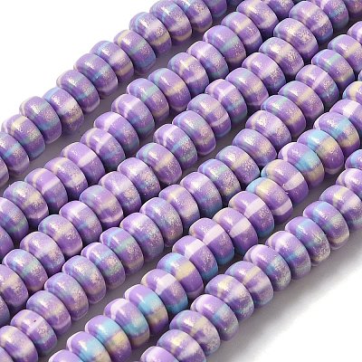Handmade Polymer Clay Beads Strands CLAY-H006-03J-1