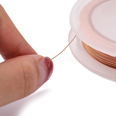 3 Strands Copper Craft Wire CWIR-WH0005-0.4mm-R-1