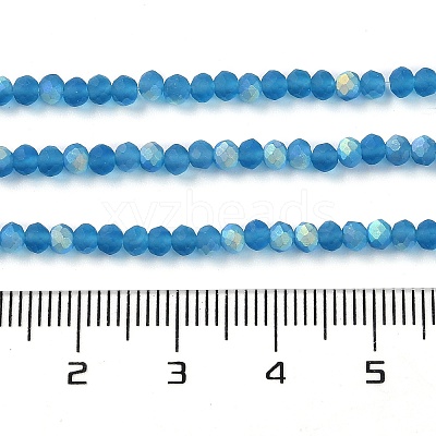 Imitation Jade Glass Beads Strands EGLA-A034-T2mm-MB27-1
