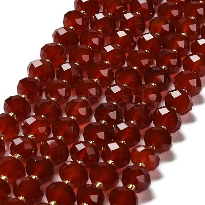 Natural Carnelian Beads Strands G-P573-A65-10x6mm-1