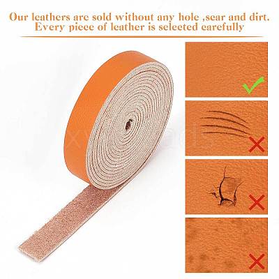 Flat Microfiber Imitation Leather Cord LC-WH0006-07A-05-1