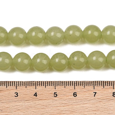 Natural Dyed White Jade Beads Strands GG-CBAEB22-B01-10mm-05-1