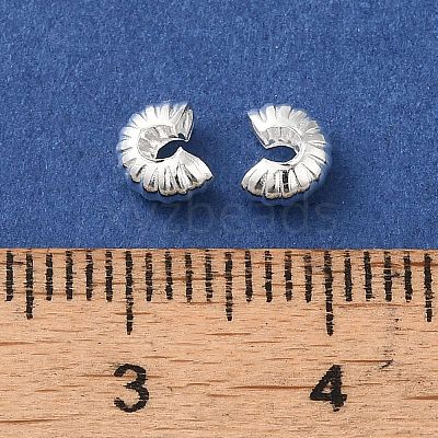 Brass Crimp Beads Covers FIND-Z039-13B-S-1