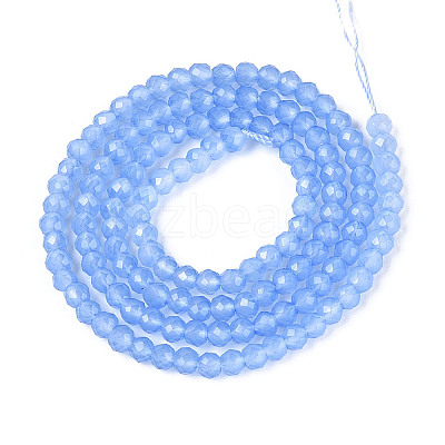 Imitation Jade Glass Beads Strands GLAA-T028-3mm-11L-1