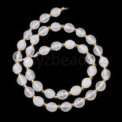 Natural Quartz Crystal Beads Strands G-F809-A01-01B-1