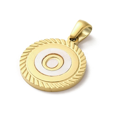 Ion Plating(IP) 304 Stainless Steel Pendants STAS-I204-O-G-1